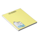 ミルク漫画のイラストレーション ノートパッド (アングル)