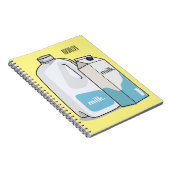 ミルク漫画のイラストレーション ノートブック (右側)