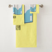 ミルク漫画のイラストレーション バスタオルセット (インサイチュ)