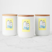 ミルク漫画のイラストレーション フードラベル (ボトル)