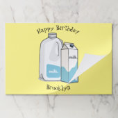 ミルク漫画のイラストレーション ペーパーパッド (折り畳み)