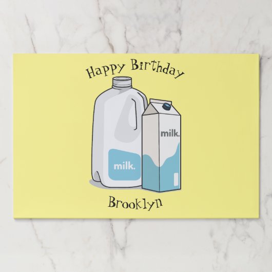 ミルク漫画のイラストレーション ペーパーパッド (正面)