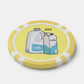 ミルク漫画のイラストレーション ポーカーチップ (シングル)