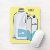 ミルク漫画のイラストレーション マウスパッド (マウス)