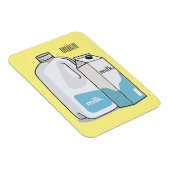 ミルク漫画のイラストレーション マグネット (右側)