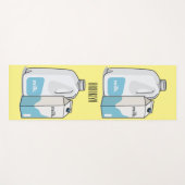 ミルク漫画のイラストレーション ヨガマット (正面(横))