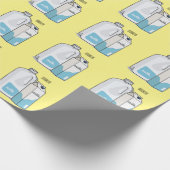 ミルク漫画のイラストレーション ラッピングペーパー (角)