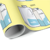 ミルク漫画のイラストレーション ラッピングペーパー (ロールコーナー)