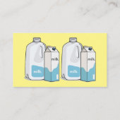 ミルク漫画のイラストレーション 名刺 (裏面)