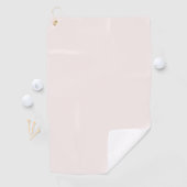 ミルク無地のピンク ゴルフタオル (インサイチュ)