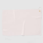 ミルク無地のピンク ゴルフタオル (横)