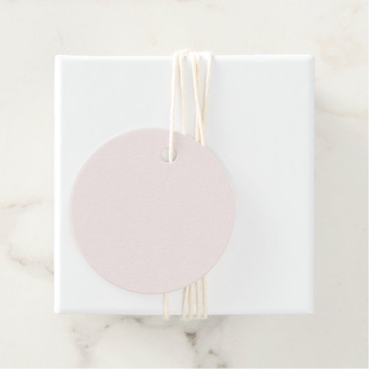 ミルク無地のピンク フェイバータグ (インサイチュ)