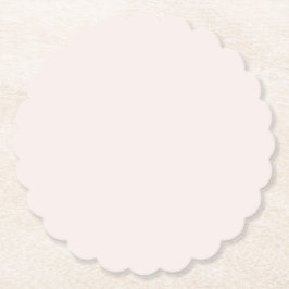 ミルク無地のピンク ペーパーコースター