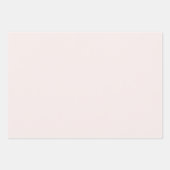ミルク無地のピンク ラッピングペーパーシート (正面)