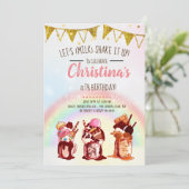 ミルク熱狂するシェイク誕生日 招待状 (スタンド正面)