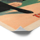 「ミルク白い旗」女性マーチングバンド ポスター (角)