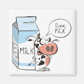 ミルク磁石を飲む マグネット (正面)