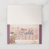 ミルク素朴缶カントリーウェディングテーブル プレイスカード (外部開封)