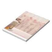 ミルク素朴缶カントリースタイルオンウッド ノートパッド (回転)