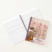 ミルク素朴缶カントリースタイルオンウッド ノートブック (内部)