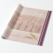 ミルク素朴缶カントリースタイルオンウッド ラッピングペーパー (アンロールド)