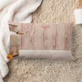 ミルク素朴缶カントリースタイルオンウッド ランバークッション (ブランケット)