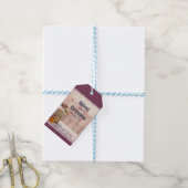 ミルク素朴缶カントリー結婚式 ギフトタグ (より糸付き)