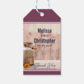 ミルク素朴缶カントリー結婚式 ギフトタグ (正面)