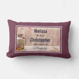 ミルク素朴缶カントリー結婚式 ランバークッション