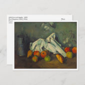 ミルク缶とリンゴbyセザンヌ ポストカード (正面/裏面)