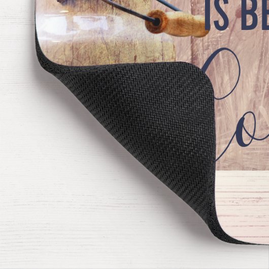 ミルク缶と国の引用文で生活が良い マウスパッド (コーナー)