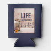 ミルク缶と国の引用文で生活が良い 缶クーラー (正面)