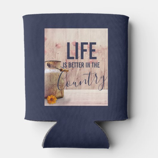 ミルク缶と国の引用文で生活が良い 缶クーラー (裏面)