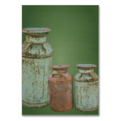 ミルク缶カントリーウェディング ラスティック オールドファーム 予算 テーブルナンバー (裏面)