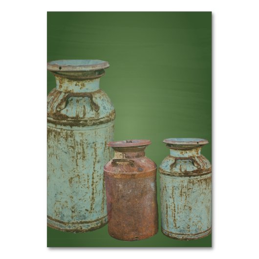 ミルク缶カントリーウェディング ラスティック オールドファーム 予算 テーブルナンバー (裏面)