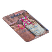 ミルク缶ヴィンテージ金属素朴アンティークモノグラム マグネット (右側)