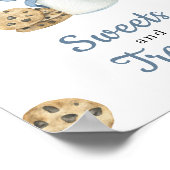 ミルク赤ちゃんシャワーお菓子とお菓子 ポスター (角)