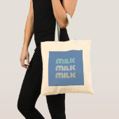 「ミルク」かわいい搾乳器トート トートバッグ (正面(商品))