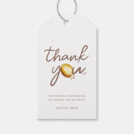 ミルク&クッキー最初の誕生日パーティーありがとう ギフトタグ