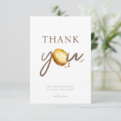 ミルク&クッキー最初の誕生日パーティーありがとう サンキューカード (スタンド正面)