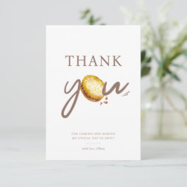 ミルク&クッキー最初の誕生日パーティーありがとう サンキューカード