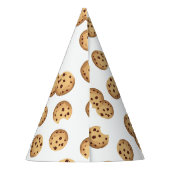 ミルク&クッキー誕生日パーティーハット – チョコレートチップ パーティーハット (裏面)
