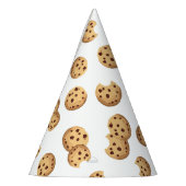 ミルク&クッキー誕生日パーティーハット – チョコレートチップ パーティーハット (左)