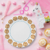 ミルク&クッキー誕生日プレート ペーパープレート (パーティー)