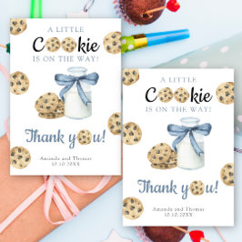 ミルク&クッキー赤ちゃんシャワー – サンキューカード