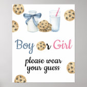 ミルク&クッキー – お衣服ください ポスター (正面)