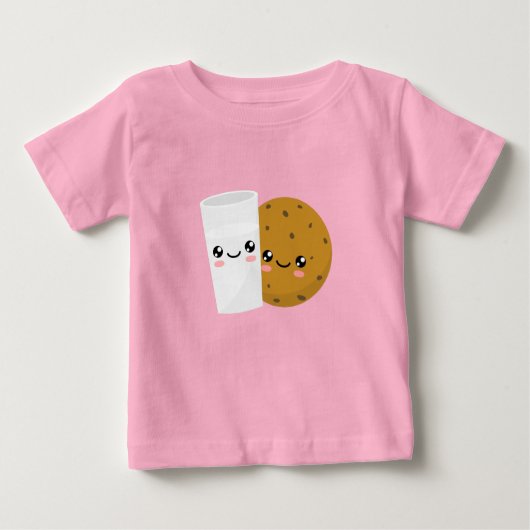 ミルク&クッキー ベビーTシャツ (正面)