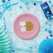 ミルク&クッキー ペーパープレート (パーティー)