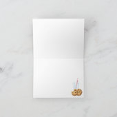 ミルク＆クッキー 感謝カード – ヴィンテージ チョークボード (内部)