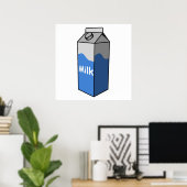 ミルク ポスター (ホームオフィス)